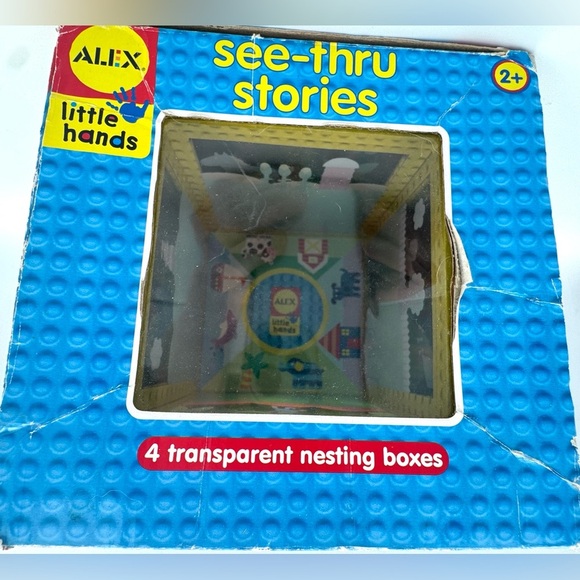 Alex Toys Little Hands See-Thru Stories Nesting Boxes - Picture 2 of 5